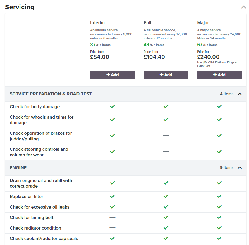 VGM New Features November 2021 11 ServiceChecklist SC