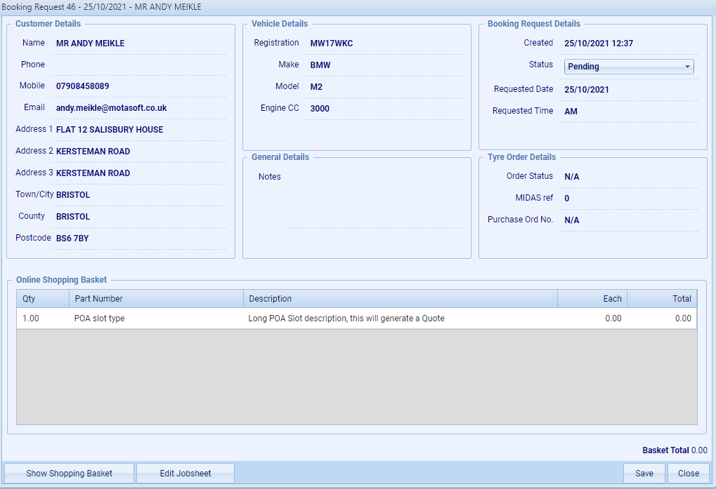 VGM New Features November 2021 8 view booking request