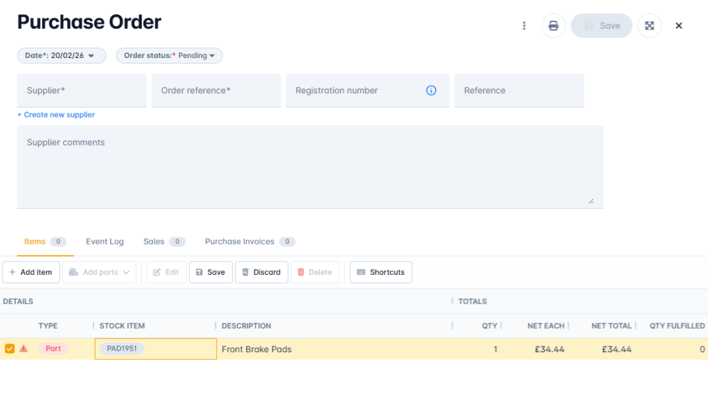 Purchasing Screenshot 1 a